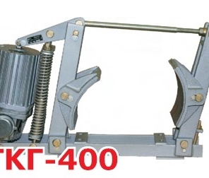 Тормоз колодочный ТКГ-400 с гидротолкателем ТЭ-80