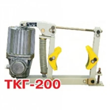 Тормоз колодочный ТКГ-200 с гидротолкателем ТЭ-30